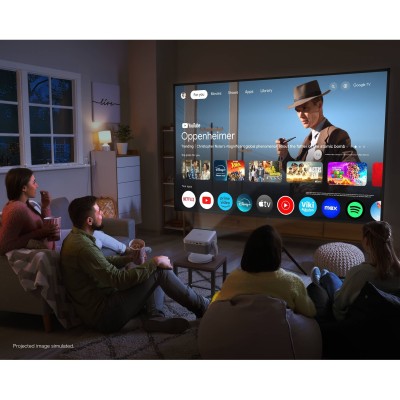 Проєктор Epson EF-22B FHD, 1000 lm, LASER, 1, Google TV, black (V11HB38140)