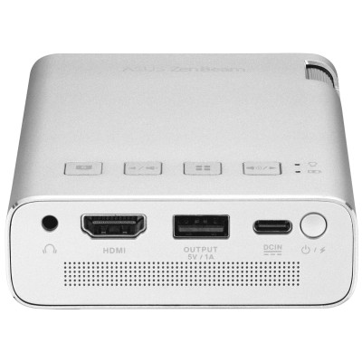 Проєктор портативний Asus ZenBeam E1R WVGA, 200 lm, LED, 1.2, WiFi (90LJ00J3-B01070)