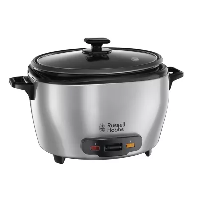 Рисоварка Russell Hobbs MaxiCook, 1000Вт, чаша-5л, електронне керув., нерж. сталь, чорний (23570-56)