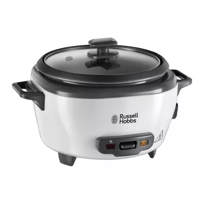 Рисоварка Russell Hobbs Medium, 300Вт, чаша-1.4л, електронне керув., знімна кришка, сіро-чорний (27030-56)