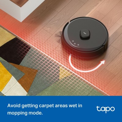 Робот-пилосмок TP-LINK TAPO RV 30 MAX LIDAR з підтримкою вологого прибирання + док-станція (TAPO-RV30-MAX-PLUS)
