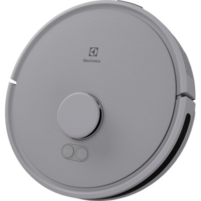 Робот-пилосос Electrolux, h=10см, вологе прибирання, конт пил -0.3л, вода -0.3л, автон. робота до 140хв, Wi-Fi, сірий (ER71HW1UG