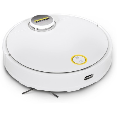 Робот-пилосос Karcher RCV 3, 400Вт, h=9.4см, вологе прибирання, конт пил -0.5л, вода -0.17л, автон. робота до 120хв, вага-3.7кг,