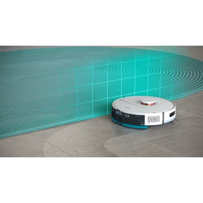 Робот-пилосос Philips Series 2000, h=40.3см, вологе прибирання, конт пил -0.25л, автон. робота до 130хв, НЕРА 11, білий (XU2100/