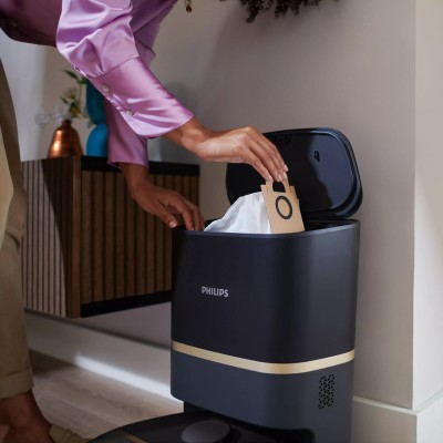 Робот-пилосос Philips Series 7000 , h=35см, вологе прибирання, конт пил -0.26л, вода -0.24л, автон. робота до 180хв, НЕРА 11, чо