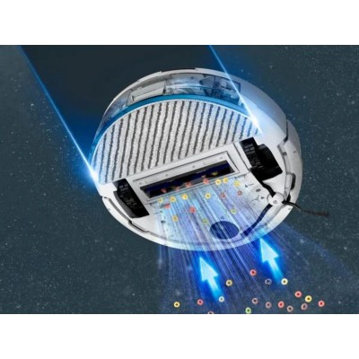Робот-пилосос Rowenta миючий X-Plorer Serie 90, 6000ПаВт, h=9.7см, 0.26л, конт пил -0.29л, автон. робота до 270хв, білий (RR8777