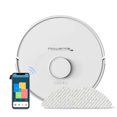 Робот-пилосос Rowenta миючий X-Plorer Serie 75 S, 2700ПаВт, h=9.5см, 0.3л, конт пил -0.3л, вода - вологе прибирання, автон. робо