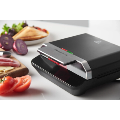 Сендвічмейкер Russell Hobbs, 750Вт, 1 пластина-сендвіч, корпус-пластик, чорний (26800-56)