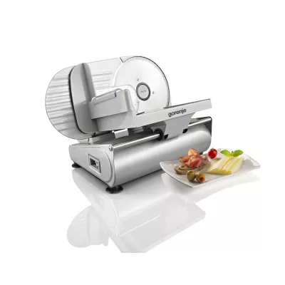 Скиборізка Gorenje, 180Вт, лезо-нержавіюча сталь, діаметр ножа-190мм, корпус-метал/пластик, сірий (R506E)