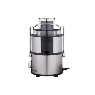 Соковитискач Ardesto відцентрований 1000Вт, чаша-0.5л, жмих-1.5л, пластик/метал, сріблясто-чорний (JEG-1000)