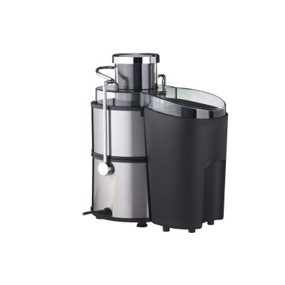 Соковитискач Ardesto відцентрований 1000Вт, чаша-0.5л, жмих-1.5л, пластик/метал, сріблясто-чорний (JEG-1000)