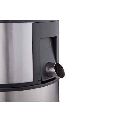 Соковитискач Ardesto відцентрований 1000Вт, чаша-0.5л, жмих-1.5л, пластик/метал, сріблясто-чорний (JEG-1000)