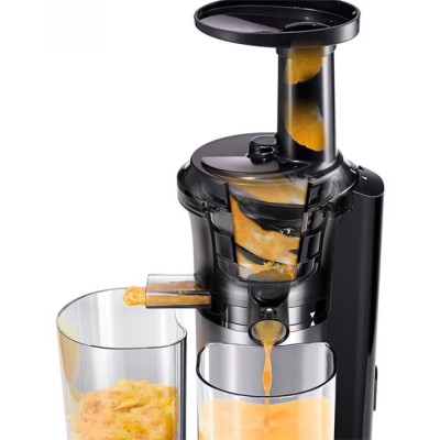 Соковитискач Panasonic Viva Collection шнековий 150Вт, чаша-0.4л, пластик/метал, чорний (MJ-L500STQ)