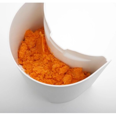 Соковитискач Panasonic відцентрований 1000Вт, чаша-1.5л, жмих-2л, жолоб на ціле яблуко, пластик/метал, білий (MJ-CB100WTQ)