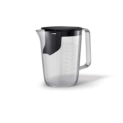 Соковитискач Philips Avance Collection відцентрований 1000Вт, чаша-1л, жмих-2.1л, жолоб на ціле яблуко, пластик, чорний (HR1919/