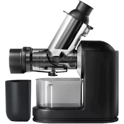 Соковитискач Philips Viva Collection шнековий 150Вт, чаша-1л, жмих-0.75л, пластик, чорний (HR1889/70)