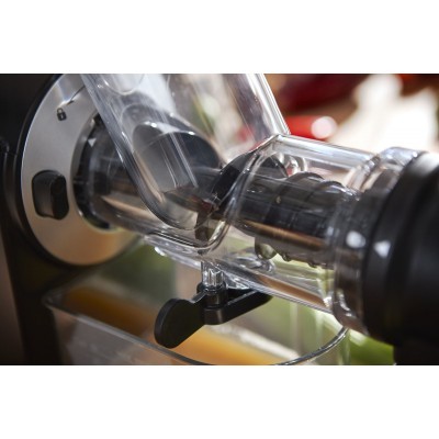 Соковитискач Philips Viva Collection шнековий 150Вт, чаша-1л, жмих-0.75л, пластик, чорний (HR1889/70)