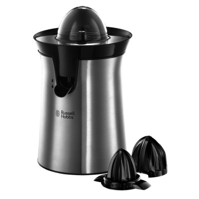 Соковитискач Russell Hobbs Classics цитрус-прес 60Вт, 2 насадки в комплекті, метал, чорний (22760-56)
