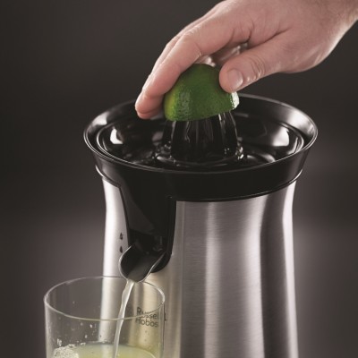 Соковитискач Russell Hobbs Classics цитрус-прес 60Вт, 2 насадки в комплекті, метал, чорний (22760-56)