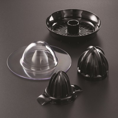 Соковитискач Russell Hobbs Classics цитрус-прес 60Вт, 2 насадки в комплекті, метал, чорний (22760-56)