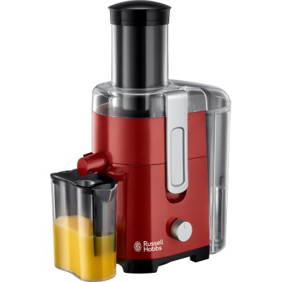 Соковитискач Russell Hobbs Desire відцентрований 550Вт, чаша-0.75л, жмих-2л, пластик, червоно-чорний (24740-56)