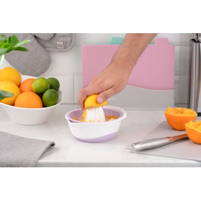 Соковитискач ручний для цитрусових Ardesto Fresh, 0.6л, пластик, ліловий (AR1464LP)