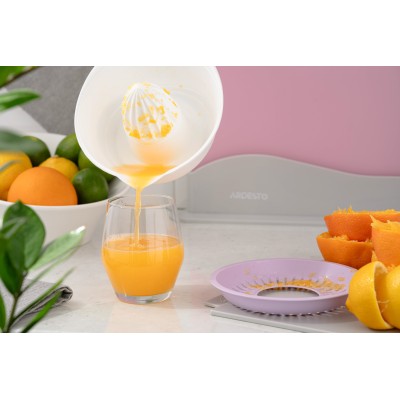 Соковитискач ручний для цитрусових Ardesto Fresh, 0.6л, пластик, ліловий (AR1464LP)