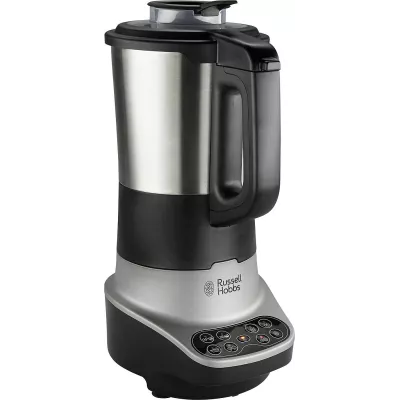 Суповарка-блендер Russell Hobbs 1200Вт, чаша-1,75л, механічне керування, 8 авто. програм, нержав.сталь, платик, сіро-чорний (214