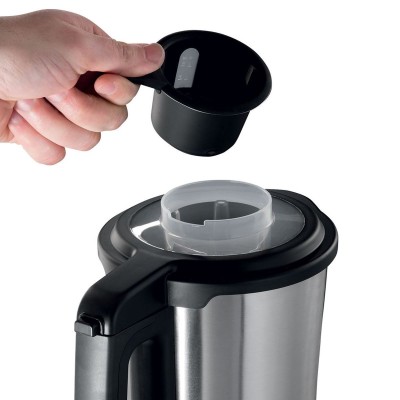 Суповарка-блендер Russell Hobbs 1200Вт, чаша-1,75л, механічне керування, 8 авто. програм, нержав.сталь, платик, сіро-чорний (214