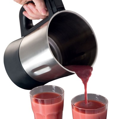 Суповарка-блендер Russell Hobbs 1200Вт, чаша-1,75л, механічне керування, 8 авто. програм, нержав.сталь, платик, сіро-чорний (214