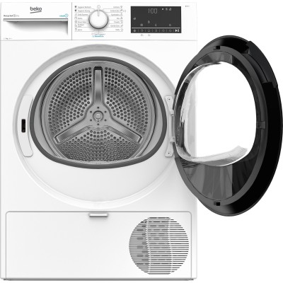 Сушильна машина Beko тепловий насос, 7кг, A++, 54.3см, дисплей, підсвітка барабану, білий (B3T67230)