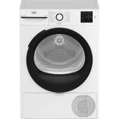 Сушильна машина Beko тепловий насос, 7кг, A++, 54.5см, дисплей, ф-ція ПАР, білий (BM3T37239WB) Сушильна машина Beko тепловий насос, 7кг, A++, 54.5см, дисплей, ф-ція ПАР, білий (BM3T37239WB)