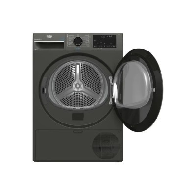 Сушильна машина Beko тепловий насос, 8кг, A++, 60см, дисплей, підсвітка барабану, сірий (B3T68239MG)