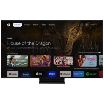 Телевізор 50" TCL MiniLED 4K 144Hz Smart Google TV Titan ONKYO sound (50MQLED80)