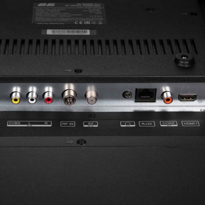 Телевізор 55" 2E QLED 4K 60Hz Smart Google TV Black (2E-55A77Q)