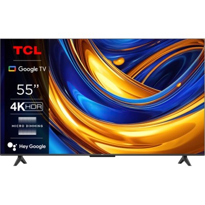 Телевізор 55" TCL LED 4K 60Hz Smart Google TV Titan (55P69B)