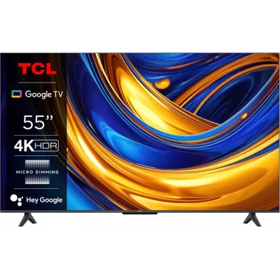 Телевізор 55" TCL LED 4K 60Hz Smart Google TV Titan (55P69B)
