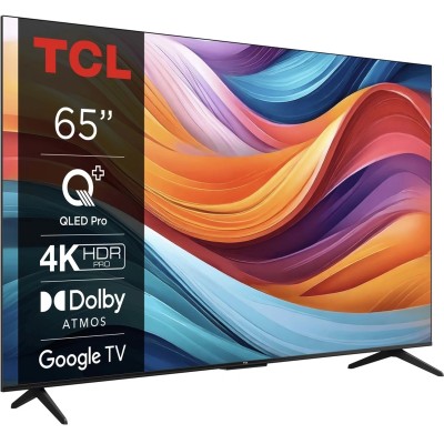 Телевізор 65" TCL QLED 4K 60Hz Smart Google TV Titan (65T7B)
