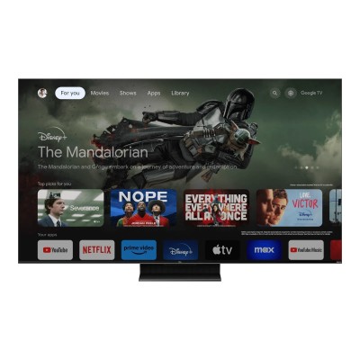 Телевізор 75" TCL MiniLED 4K 144Hz Smart Google TV Titan ONKYO sound (75MQLED80)