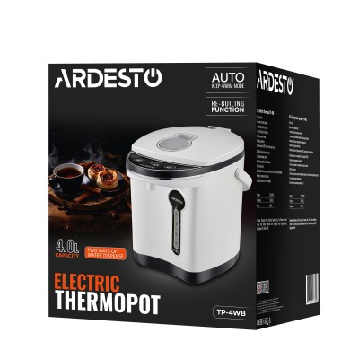 Термопот Ardesto 4л, пластик, сіро-чорний (TP-4WB)