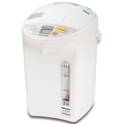 Термопот Panasonic 3л, дисплей, пластик, білий (NC-DG3000WTS)