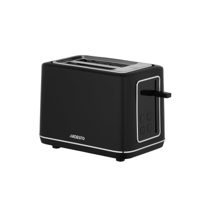 Тостер Ardesto Elegance 800Вт, LED дисплей, пластик, чорний (T-K301E)