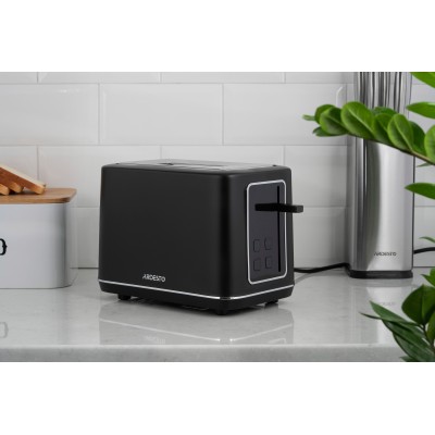 Тостер Ardesto Elegance 800Вт, LED дисплей, пластик, чорний (T-K301E)