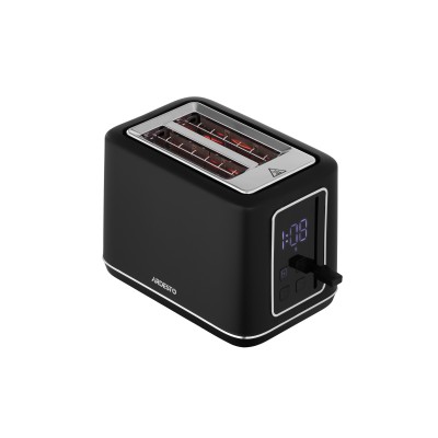 Тостер Ardesto Elegance 800Вт, LED дисплей, пластик, чорний (T-K301E)
