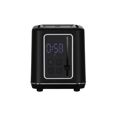 Тостер Ardesto Elegance 800Вт, LED дисплей, пластик, чорний (T-K301E)