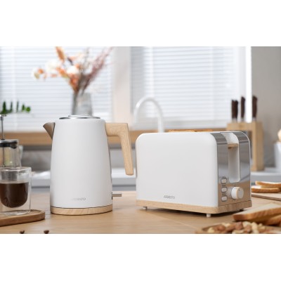 Тостер Ardesto T-F420WWD, 800Вт, метал, 2 слоти, білий