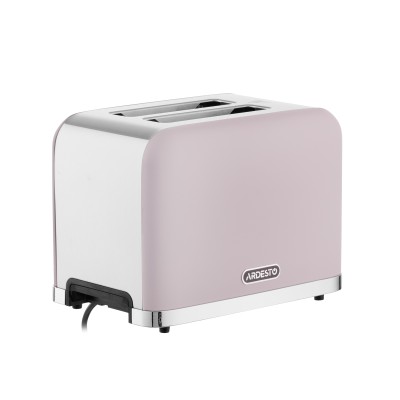 Тостер Ardesto T-F500L, 800Вт, метал, 2 слоти, ліловий+сріблястий
