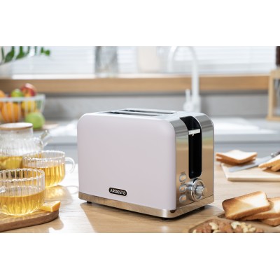 Тостер Ardesto T-F500L, 800Вт, метал, 2 слоти, ліловий+сріблястий