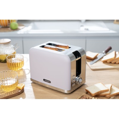 Тостер Ardesto T-F500L, 800Вт, метал, 2 слоти, ліловий+сріблястий