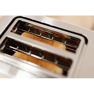 Тостер Gorenje 800Вт, підігрів, розморожування, пластик, сріблястий (T800DS)